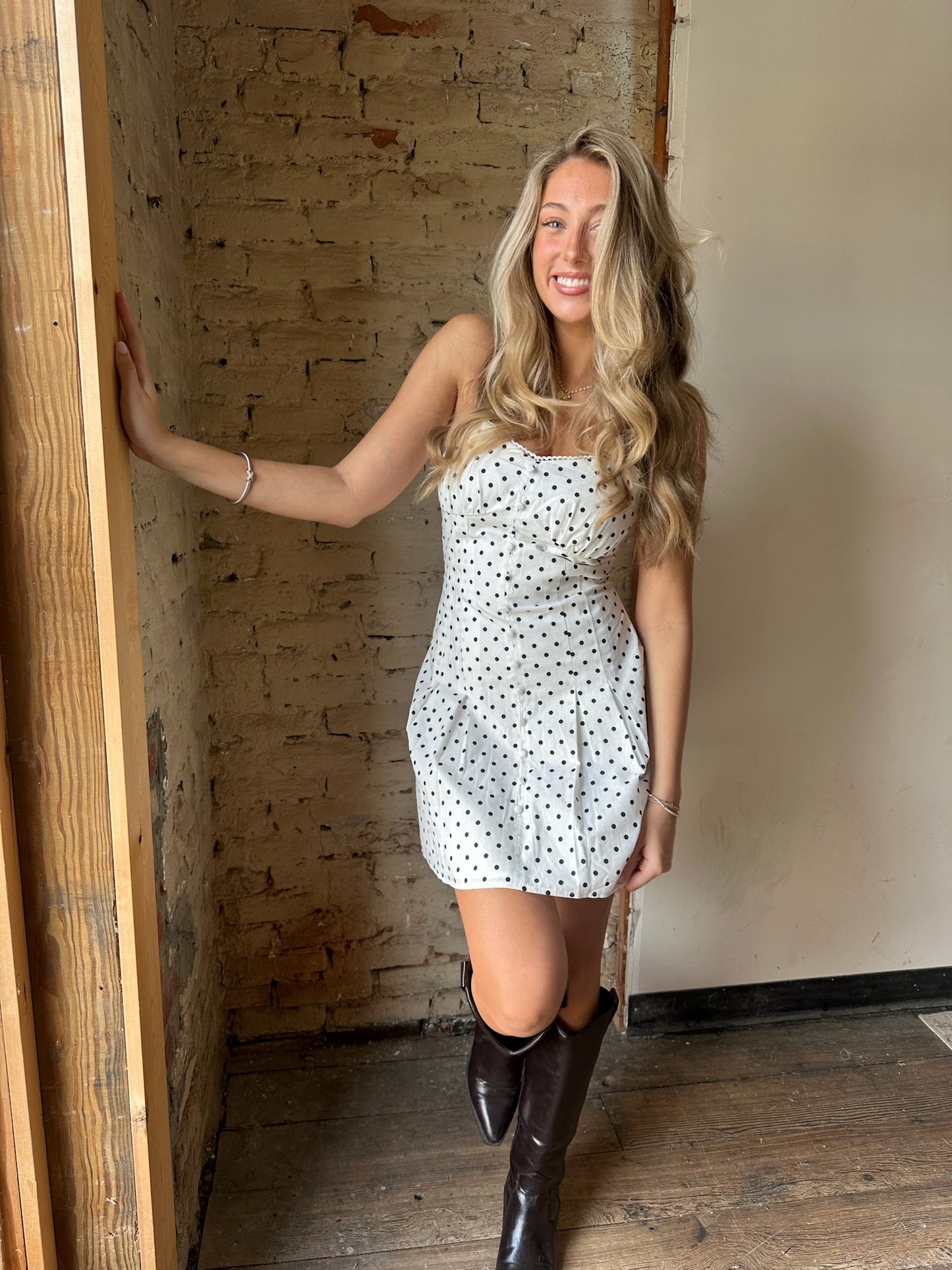 Cleo Polka Dot Dress