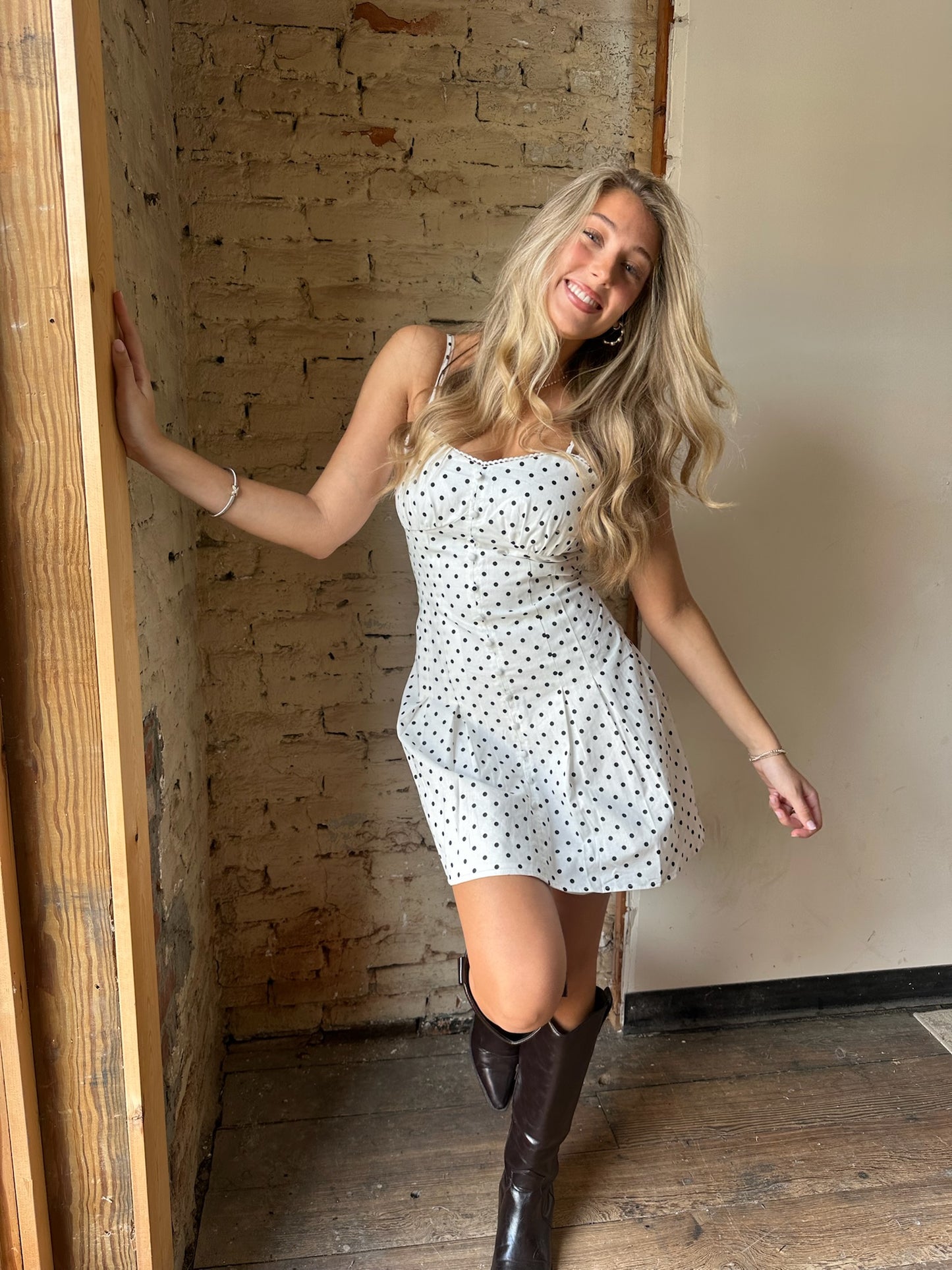 Cleo Polka Dot Dress