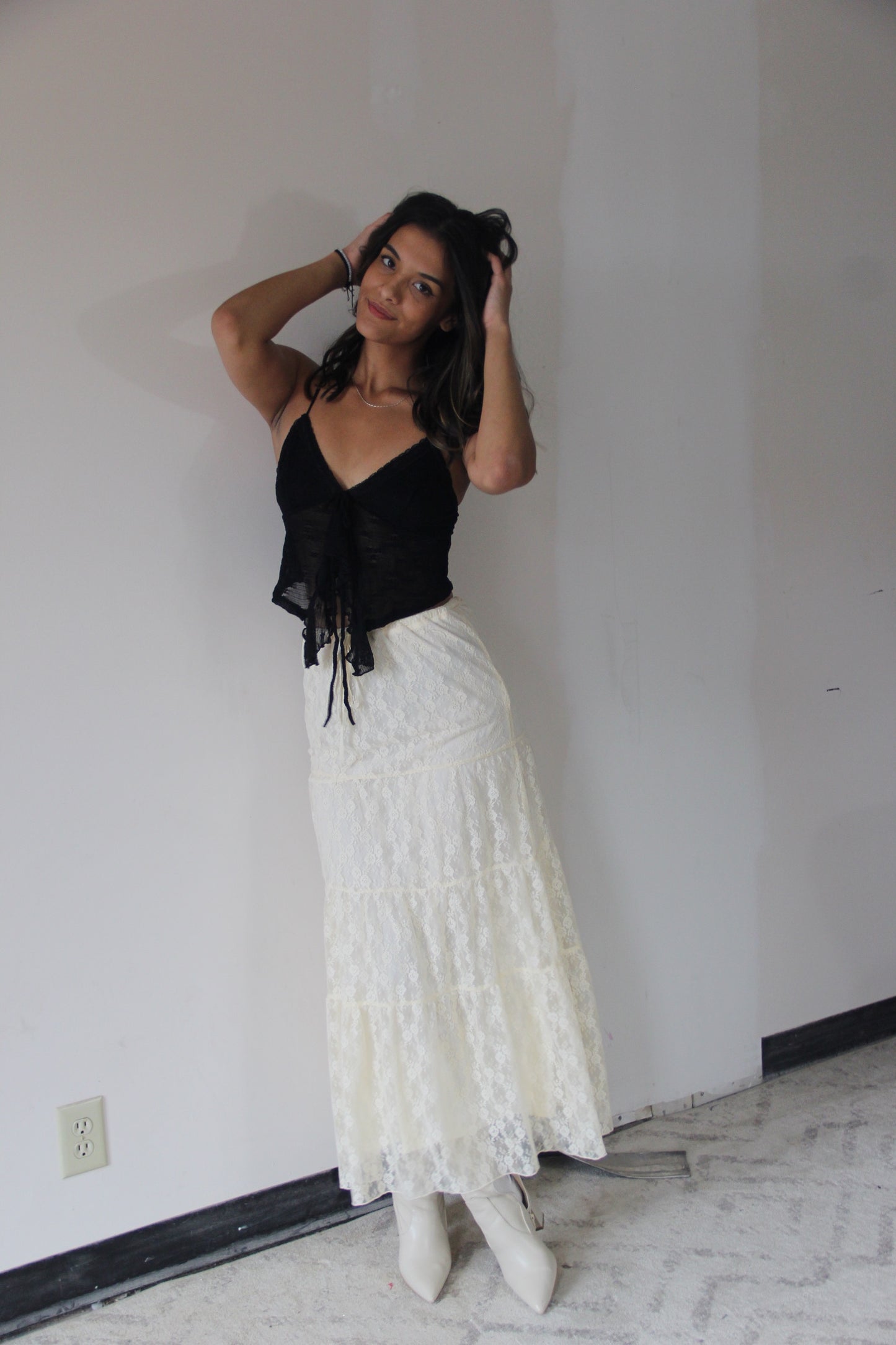 Gisele Maxi Lace Skirt