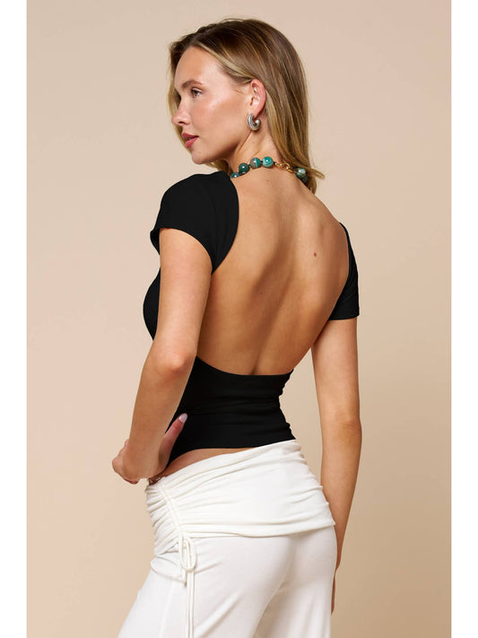 Maxwell Open Back Top