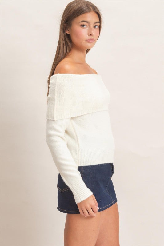 Lotus Sweater -Cream