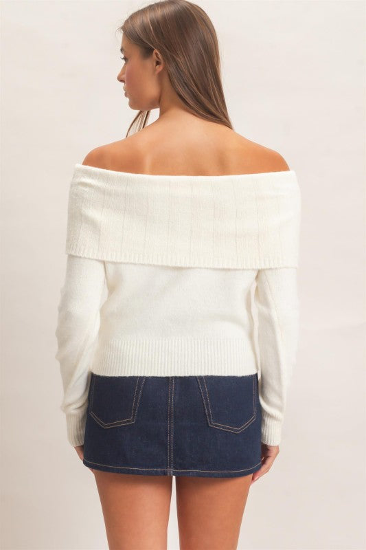 Lotus Sweater -Cream