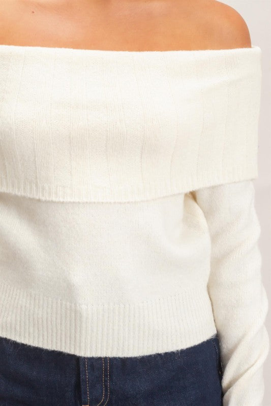 Lotus Sweater -Cream