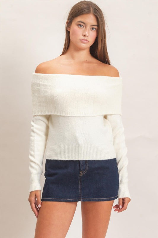 Lotus Sweater -Cream