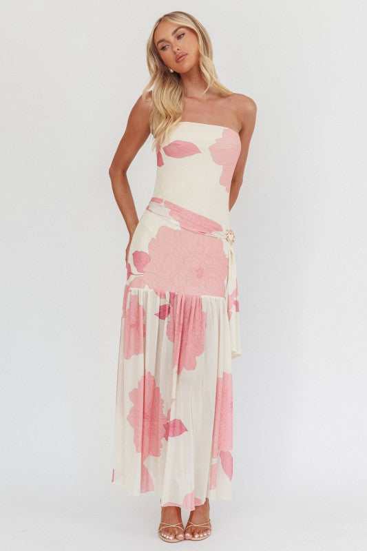 Iris Strapless Maxi Dress