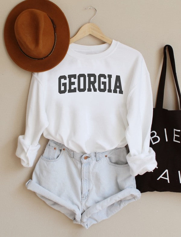 Georgia Sweatshirt - White